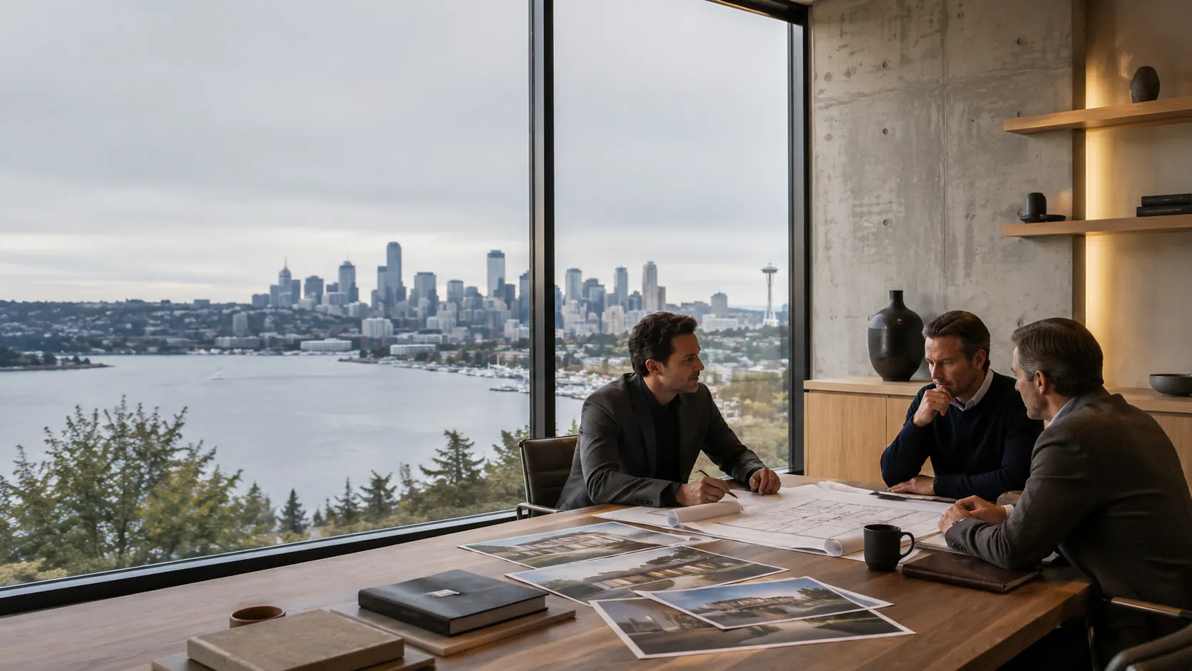 Advisor and investor reviewing a real estate financing strategy